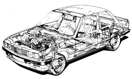 1.0 E30 – БМВ 3 серии (2-дверное купе, 4-дверный седан), 1983-91 гг. выпуска BMW 3 (E30)