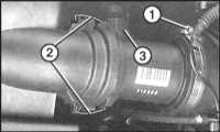 6.1.6 Снятие и установка корпуса воздушного фильтра и измерителя массы воздуха БМВ 5 (E39)