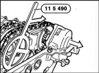 4.1.5 Снятие и установка головки цилиндров БМВ 5 (E39)