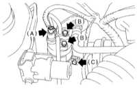 5.3.16 Снятие и установка ресивера-осушителя системы К/В Subaru Legacy Outback