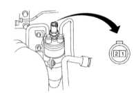 5.3.19 Проверка исправности функционирования датчика-выключателя давления Subaru Legacy Outback