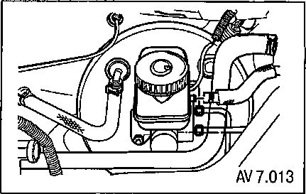 7.5.3 и установка бачка. тормозной жидкости Chevrolet Aveo 2003-2008