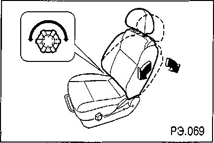 1.10.4 Регулировка передних сидений Chevrolet Aveo 2003-2008