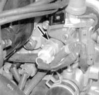 8.7 Проверка исправности состояния и замена датчика температуры охлаждающей жидкости двигателя (ЕСТ) Хонда Цивик