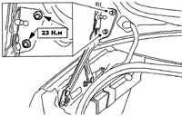 16.11 Регулювання кришки багажника Ford Mondeo 2000-2007