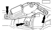4.19 Демонтаж і монтаж електродвигуна заднього склоочисника Ford Mondeo 2000-2007