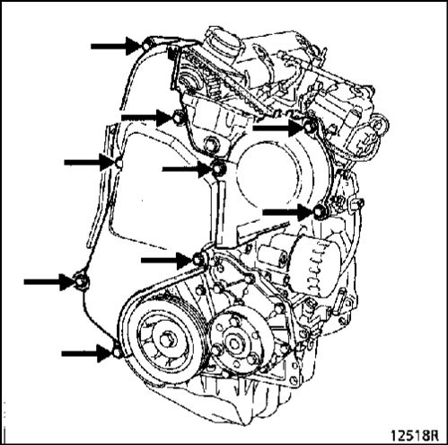 3. Двигатель F8Q Рено Кангу 1997-2007