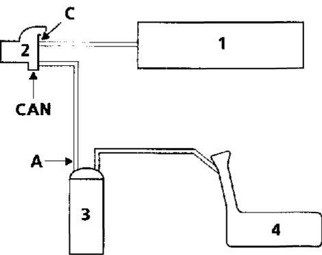 2. Рекуперация паров топлива Рено Кангу 1997-2007