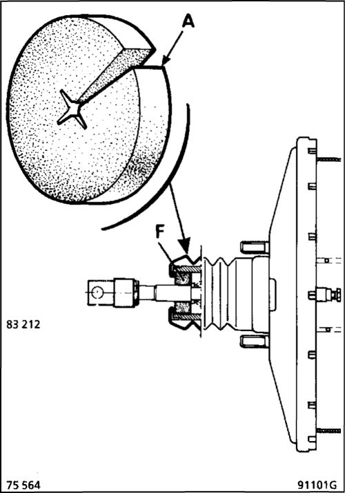 3. Воздушный фильтр - Обратный клапан вакуумного усилителя Рено Кангу 1997-2007
