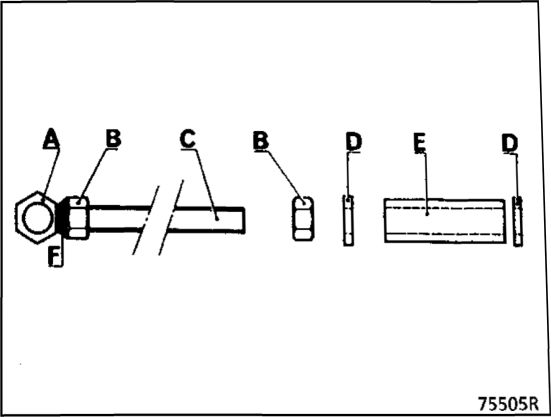 9. Кольца подшипников, задний мост с трубчатой балкой Рено Кангу 1997-2007