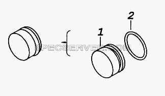 Заглушка с кольцом для КамАЗ-65116 (список запасных частей)