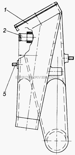 Тройник для КамАЗ-43114 (список запасных частей)