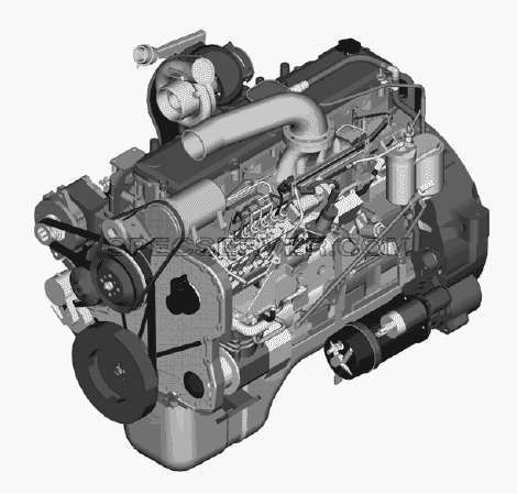 1000020-E2701 Двигатель в сборе для DFL-4251A (список запасных частей)
