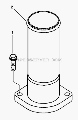 WO9052 Соединительный патрубок выпуска воды для DFL-4251A (список запасных частей)