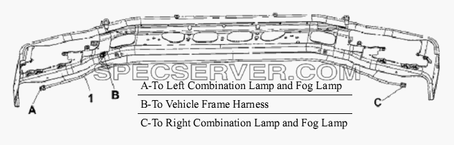 Bumper Harness Subassembly для L3251A3 (вара.) (список запасных частей)