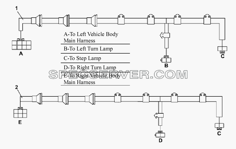 Vehicle Door Harness Subassembly для L3251A3 (вара.) (список запасных частей)