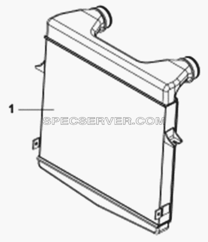 Радиатор охлаждения воздуха для DFL-3251A (список запасных частей)