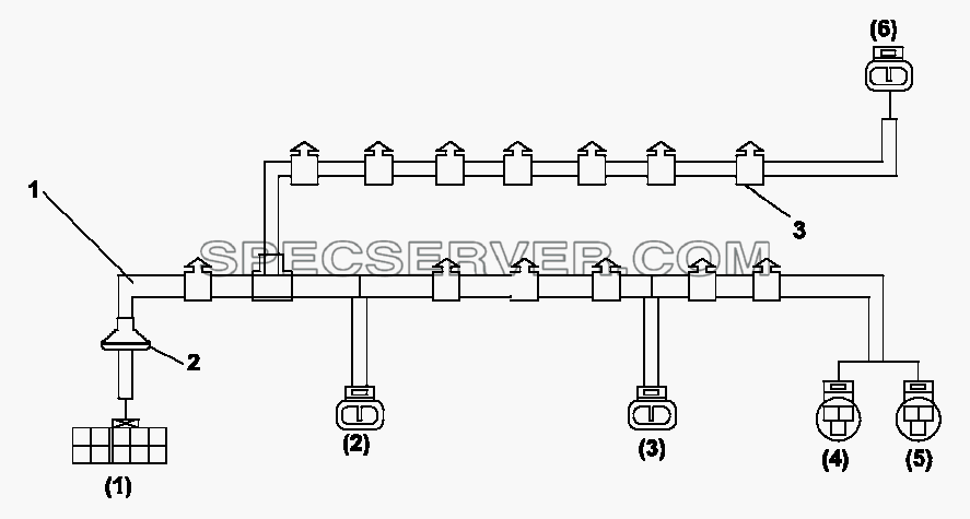 3724M-C0102 Пучок проводов передней стенки кабины для DFL-3250A1-K09-003-01 (список запасных частей)