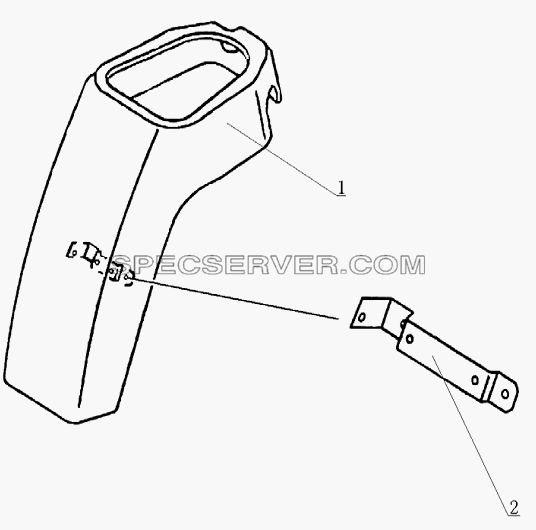 5108B1 Hand-brake protecting jacket для HFC 1020KR-D127 (список запасных частей)