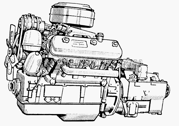 Двигатель ЯМЗ-236 для МАЗ-5549 (список запасных частей)