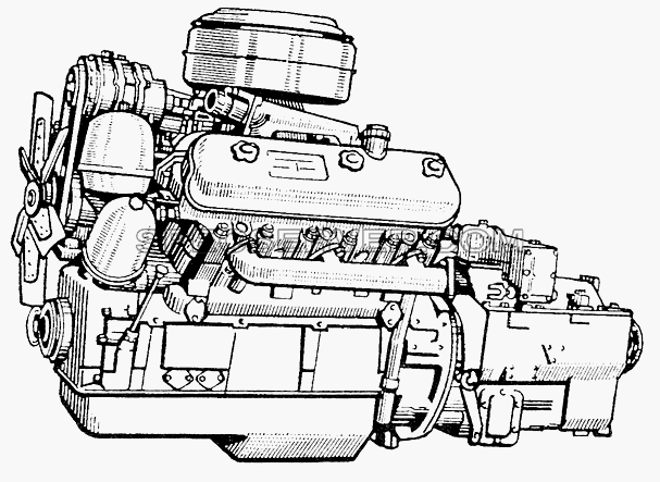 Двигатель ЯМЗ-236 для МАЗ-5429 (список запасных частей)