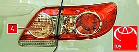 Правый задний фонарь автомобилей выпуска 2010 г.