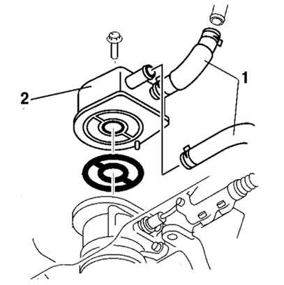 2.3.2.5 Снятие и установка маслоохладителя Mazda 3