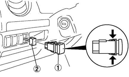 7.3.21 Снятие и установка управляющего переключателя освещения на панели приборов Mazda 3