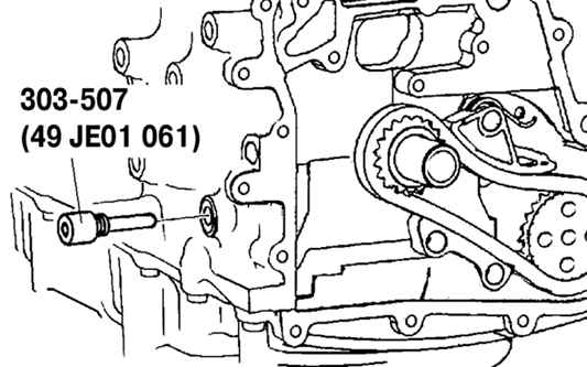 2.2.20 Сборка привода механизма газораспределения Mazda 3