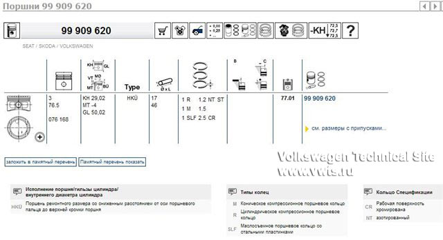Капитальный ремонт двигателей AWY, AZQ, BME, BMD, BBM, BZG, CEVA, CHFA, CGPA